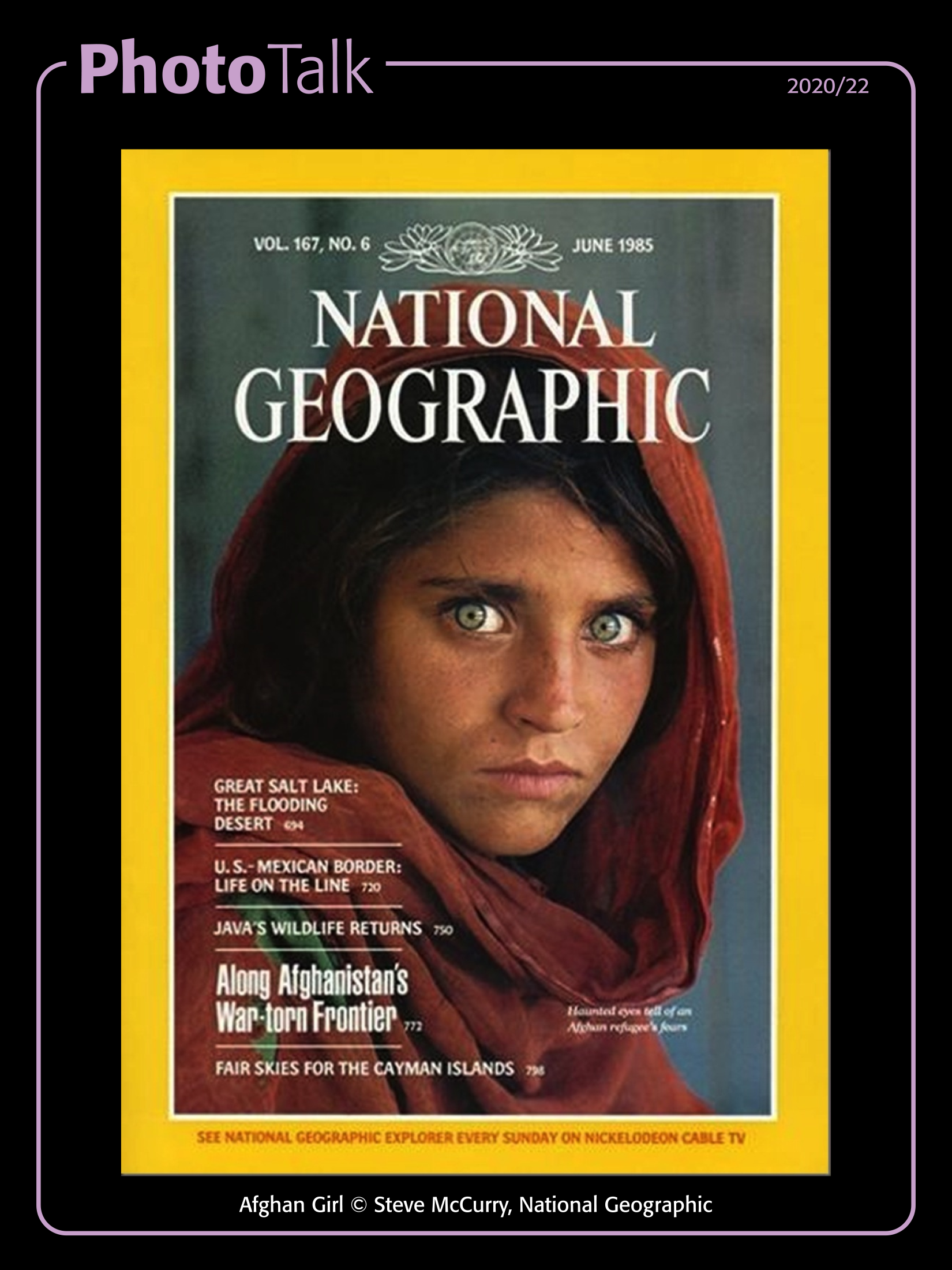 national geographic cover afghan girl